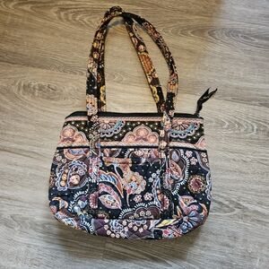 Vera Bradley Retired Kensington Paisley Quilted Shoulder Bag